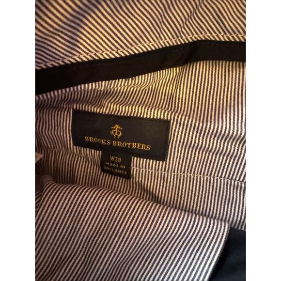 Brooks Brothers Shorts Mens Size 38 Blue Flat Front Bermuda Crabs NWT - Picture 6 of 9